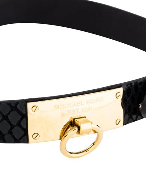 Michael Michael Kors Embossed Dog Collar 